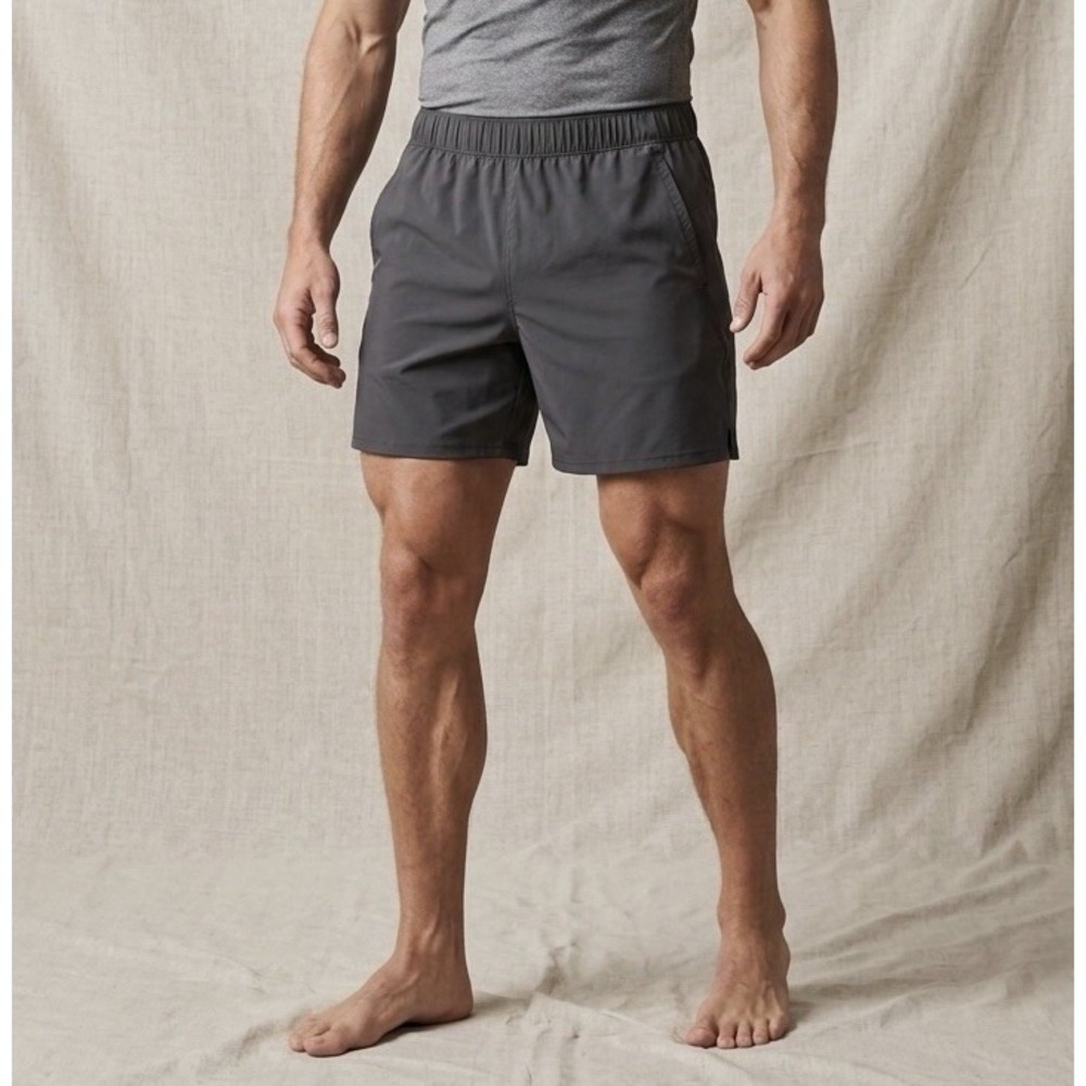 Men's‎ Old Navy Active Quick Dry Training Shorts Gray Size Large Gym Workout Run